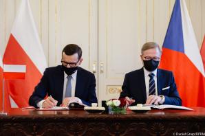 [VIDEO] Premier Mateusz Morawiecki: Jest porozumienie Polski i Czech w sprawie kopalni Turów. Gdy zagrożone jest bezpieczeństwo w całej Europie Środkowej, a Ukraina jest obiektem rosyjskiej eskalacji, współpraca między sojusznikami jest najważniejsza