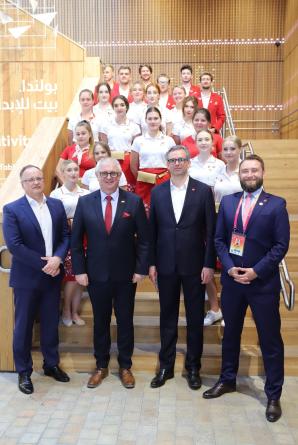 Expo 2020 w Dubaju: ważne spotkania wiceministra Piechowiaka z przedstawicielami Ukrainy oraz Egiptu i Nigerii