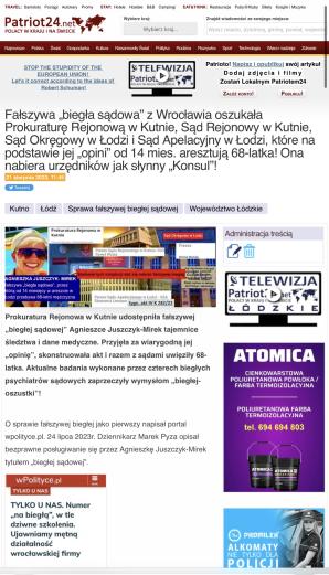 [AUDIO]Fałszywa „biegła sądowa” Agnieszka Juszczyk-Mirek szkoli bezprawnie rzekomych, kolejnych „biegłych sądowych” współpracując z prokuratorem! Czy to dlatego Prokuratura Rejonowa w Kutnie uznała jej opinię za wiarygodną, aresztując na 14 mies. 68-latka?