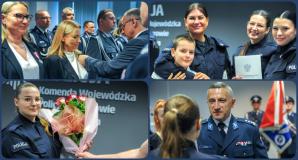 [VIDEO] Nowi lubuscy policjanci złożyli ślubowanie, a doświadczeni funkcjonariusze odebrali odznaczenia