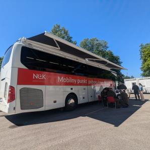 Żołnierze Ośrodka Reprezentacyjnego Wojsk Obrony Terytorialnej w Służbie Życiu: Oddali Krew Podczas Akcji Krwiodawstwa w Radomiu.
