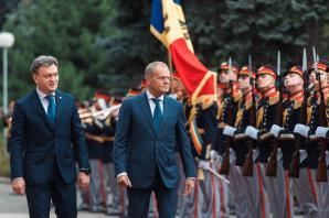 [VIDEO] Wizyta Premiera Donalda Tuska w Mołdawii