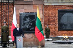 [VIDEO] Prezydent RP Karol Nawrocki podczas uroczystych obchodów 163. rocznicy wybuchu Powstania Styczniowego na Cytadeli w Warszawie