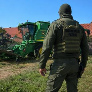 Sukces Biura Rutkowski! Kombajn wart 700 tys. zł odnaleziony i zabezpieczony