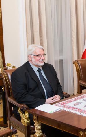 Spotkanie ministra Witolda Waszczykowskiego z ambasadorem USA