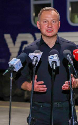 [VIDEO] Prezydent: Wierzę, że Ukraina obroni się i zwycięży