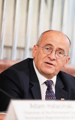 Przewodniczący Organizacji Bezpieczeństwa i Współpracy w Europie Zbigniew Rau wystąpił na Forum Ekonomiczno-Środowiskowym OBWE w Pradze