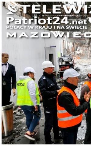 [VIDEO] Policjanci i prokuratorzy zakończyli oględziny pogorzeliska Centrum Handlowego Marywilska 44