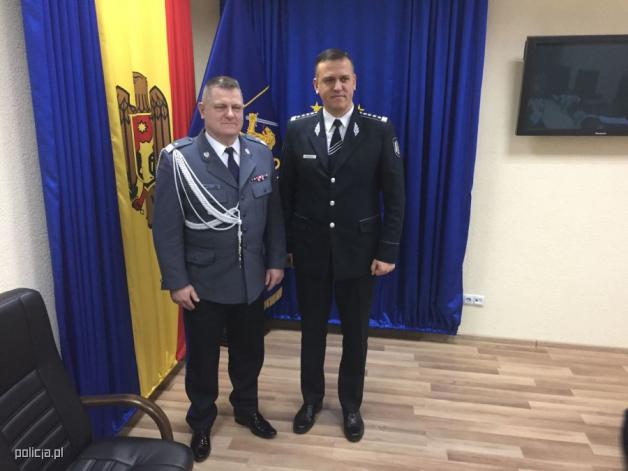 Udział przedstawicieli kierownictwa polskiej policji w obchodach Narodowego Dnia Policji Republiki Mołdawii