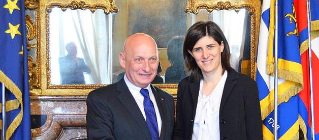 O rozwoji gospodarki Ambasador RP Tomasz Orłowski z burmistrzem Turynu