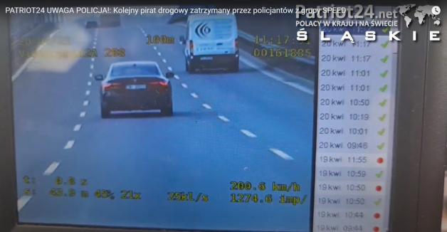 [VIDEO] Kolejny pirat drogowy zatrzymany przez policjantów z grupy SPEED