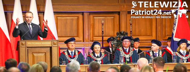 [VIDEO] Prezydent na nauguracji roku akademickiego na Politechnice Gdańskiej